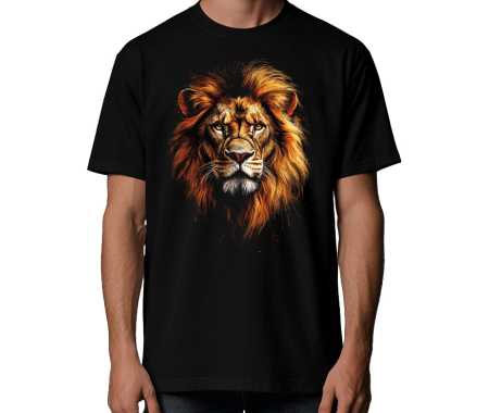 Koszulka Lew 25 ,100% bawełna luźna koszulka, t-shirt